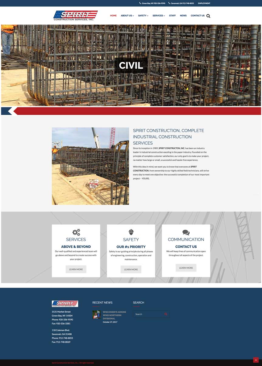 Read more about the article Spirit Construction Services Releases Mobile-Friendly Website